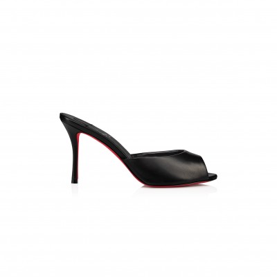 CHRISTIAN LOUBOUTIN ME DOLLY 85 MM MULES-NAPPA LEATHER-BLACK-WOMEN 1230537B439